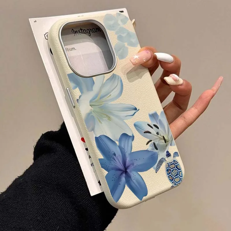 เคสโทรศัพท์ลายดอกลิลลี่สีน้ำเง - Xiaomi Redmi Note 14 บทวิจารณ์และราคา