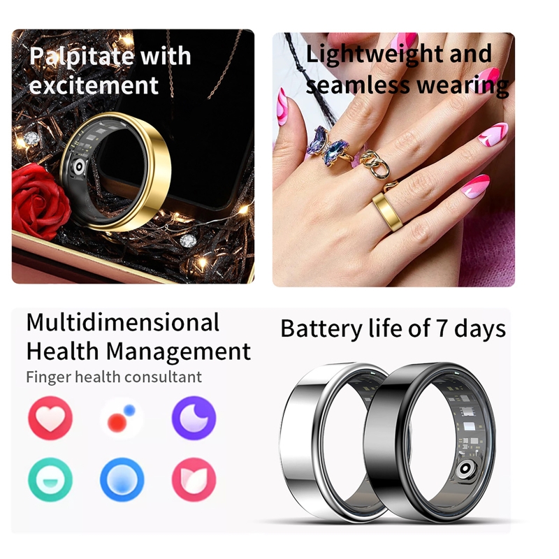 R09 แหวนอัจฉริยะสำหรับผู้ชายผู - Temperature Ring Skin บทวิจารณ์และราคา